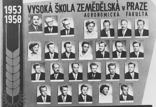 VŠZ Praha tablo 1953-58